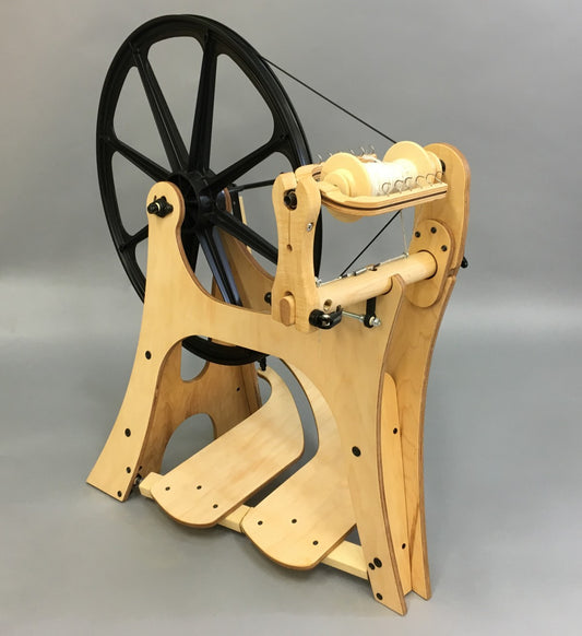 The Flatiron Spinning Wheel ( from Benjamin Krudwig	/  Schacht Spindle Company)